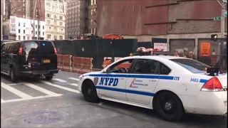 NYPD Police units responding