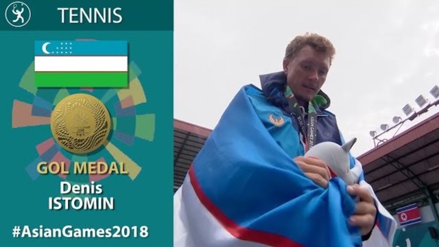 Denis Istomin Osiyo o‘yinlari—2018 oltin medali sohibi bo‘ldi