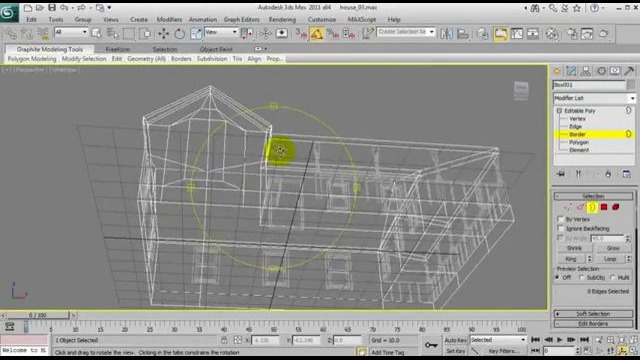 Basic Modelling in 3DS Max: House (Part4)