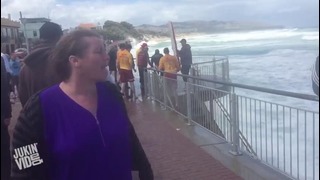 Surfer Saved from Huge Waves | Close Call