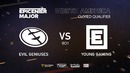 EPICENTER Major 2019 – Evil Geniuses vs Young Drug Gaming (N/A Closed Quals, bo1)