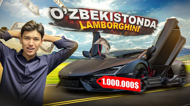 O’ZBEKISTONDA $1 000 000 DOLLARLIK LAMBORGHINI REVUELTO