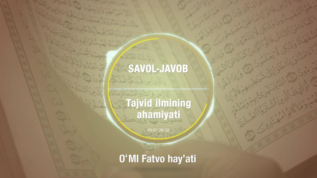89. Savol-javob: Tajvid ilmining ahamiyati