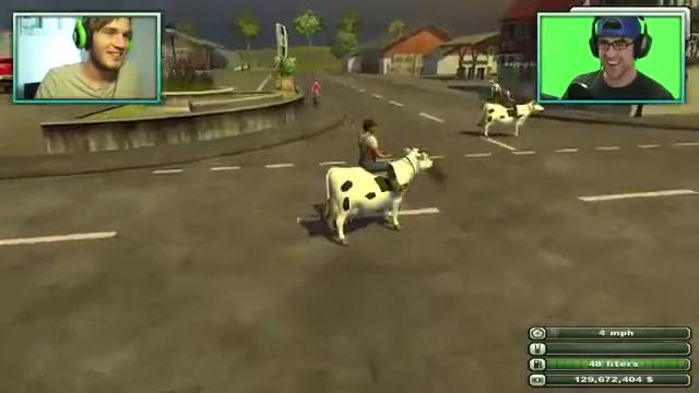 ((Pewds & Ken Play)) «Farming Simulator 2013» (With Mods)