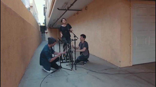 Sia – Cheap Thrills – Played on a BICYCLE – KHS & Kina Grannis Cover