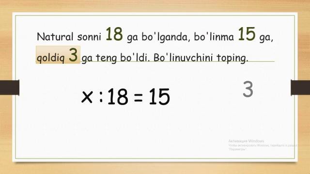 Matematikadan misollarni yechish usullari