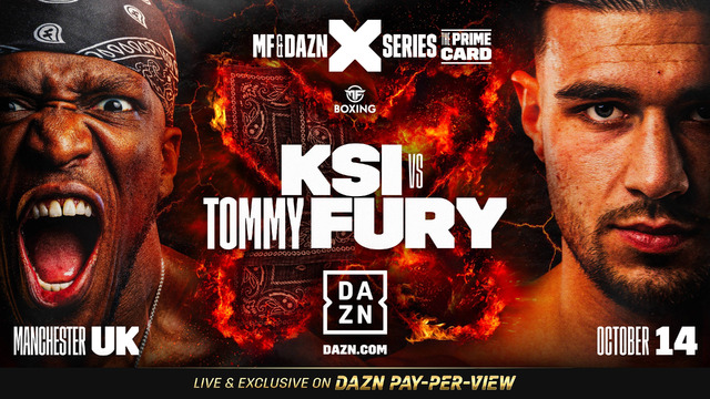 Бокс: KSI vs Tommy Fury (14.10.2023) КСИ – Томми Фьюри