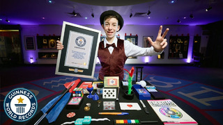 Genius Teenage Magician Performs 28 Tricks in 60 Seconds – Guinness World Records