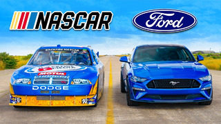 Кто победит в заезде: Dodge NASCAR или же Ford Mustang