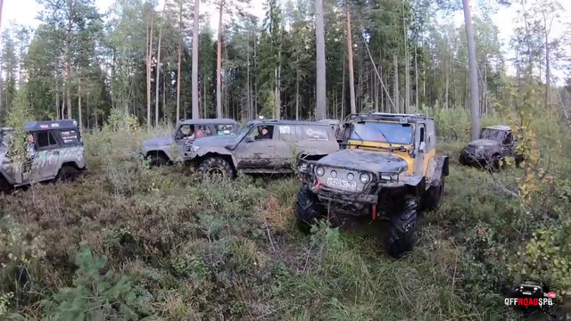 OffroadSPB. Много поломок, выбираемся) лес не отпускает