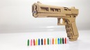Самоделка пистолета Glock из картона
