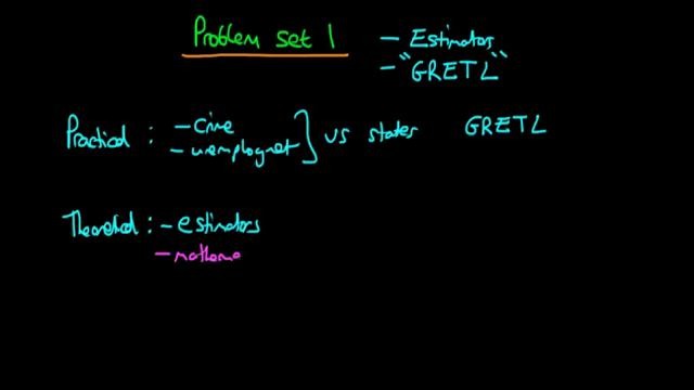 30. Problem set 1 – estimators introduction