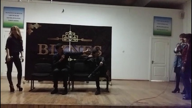 BiznesShow ishtirokchilaridan quvnoq nomer. (Импровизация)