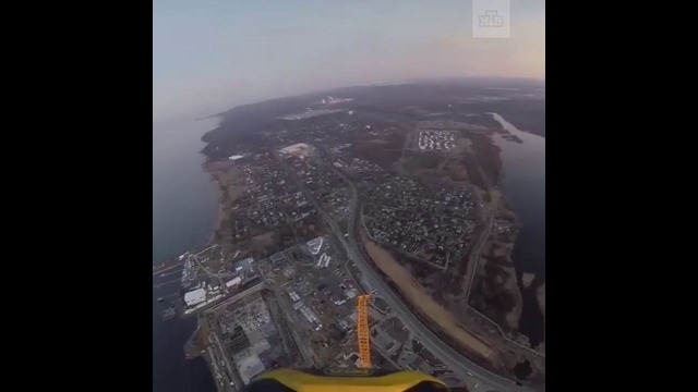Вид на Санкт-Петербург с 462-метровой высоты