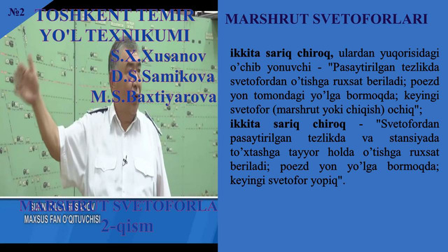 Chiqish svetaforlari (2-qism)