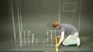 Tetris 3D Chalk Art