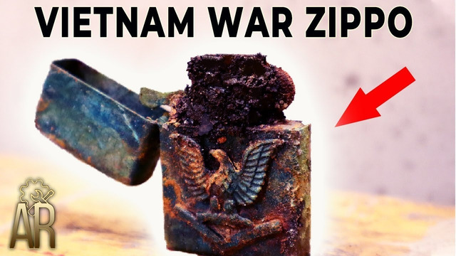 Реставрация зажигалки Зиппо времён вьетнамской войны