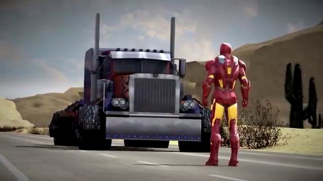 Ironman vs optimus prime – super power beat down