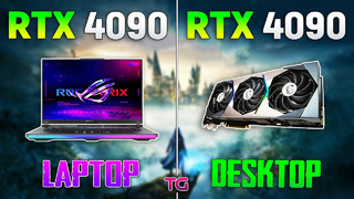 RTX 4090 Laptop vs RTX 4090 Desktop – Test in 9 Games