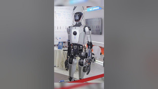 Робот «Зеленый дракон» от Humanoid Robots на выставке роботов WRC 2024 #новоститехнологий