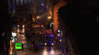 В Лондоне произошёл крупный пожар на рынке Camden Market