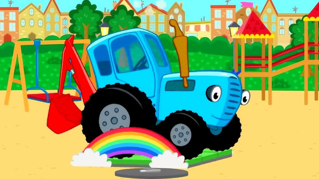 УЧИМСЯ СЧИТАТЬ – Синий трактор – Лучшие развивающие песенки про машинки – Сборник для детей