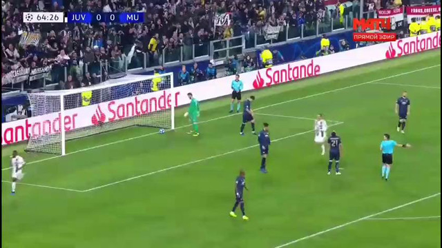 Шикарный первый гол Криштиану Роналду в Лиге чемпионов за «Ювентус»