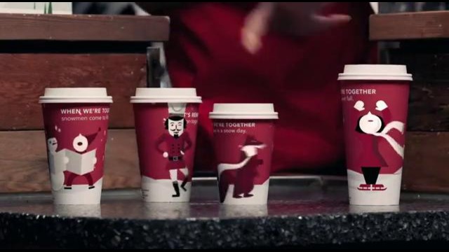 Музыкальная зарисовка на Рождество от Starbucks