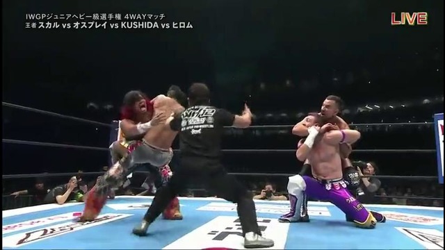 (Рестлинг бой) Marty Scurll (c) vs. Hiromu Takahashi vs. KUSHIDA vs. Will Ospreay