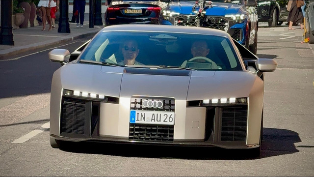 FIRST AUDI NUVOLARI supercar arrives in London