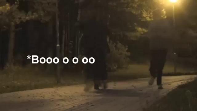Slender man пугает людей часть 2