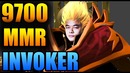 Dota 2 MidOne 9700 MMR Invoker SKILL