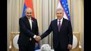 Shavkat Mirziyoyev Nikol Pashinyan bilan uchrashuv oʻtkazdi