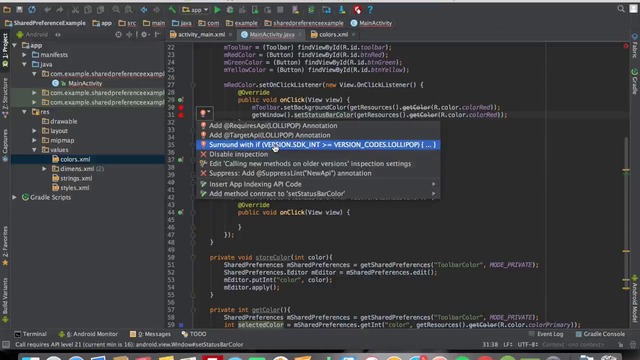 Android sharedpreferences tutorial
