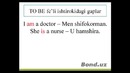 Ingliz tili 6-dars. «TO BE» fe’li