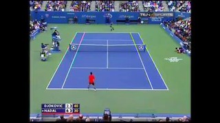 54 shots Epic Rally by Djokovic-Nadal [US Open 2013 Final