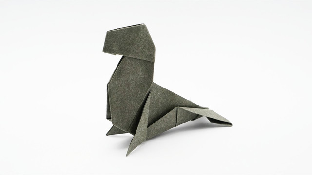Тюлень Оригами | Origami Seal (Jo Nakashima)