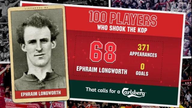 Liverpool FC. 100 players who shook the KOP #68 Ephraim Longworth