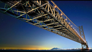 Японское чудо: висячий мост, способный 7 раз опоясать Землю