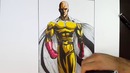 Drawing Saitama From One Punch Man