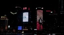 Chinese fans dance with giant Michael Jackson screen in Shanghai