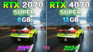 RTX 2070 SUPER vs RTX 4070 SUPER – 5 Years Difference