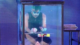 Рисковый способ собирания кубика Рубика на шоу талантов в Грузии