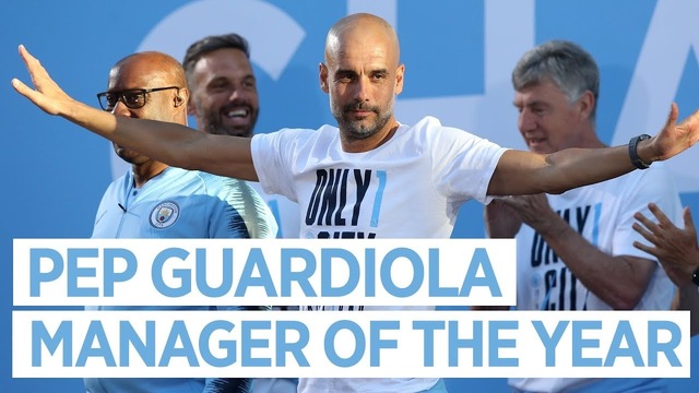 Pep guardiola manager of the year 2017/18