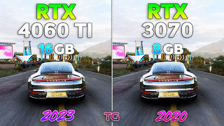 RTX 3070 8GB vs RTX 4060 Ti 16GB – Test in 8 Games | DLSS3