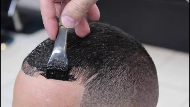 Мужская стрижка / Bigen hair dye tutorial