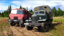 Combat Crew. ЗИЛ-157 против TATRA-815 6Х6 на бездорожье! Сравнение двух легенд