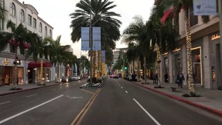 Driving Downtown – Rodeo Drive – Beverly Hills USA