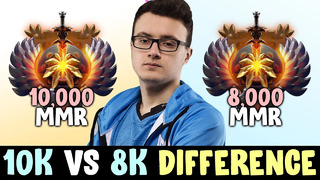 Difference in 10,000 and 8,000 MMR CARRY — MIRACLE vs FREE FARM Morphling