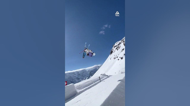 Skier Performs Four Flips at Once | People Are Awesome